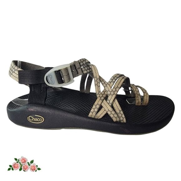 Chaco Shoes - Chaco ZX/2 Yampa Sandals Sport Hiking Strappy Toe Loop Light Beam Gray Size 10